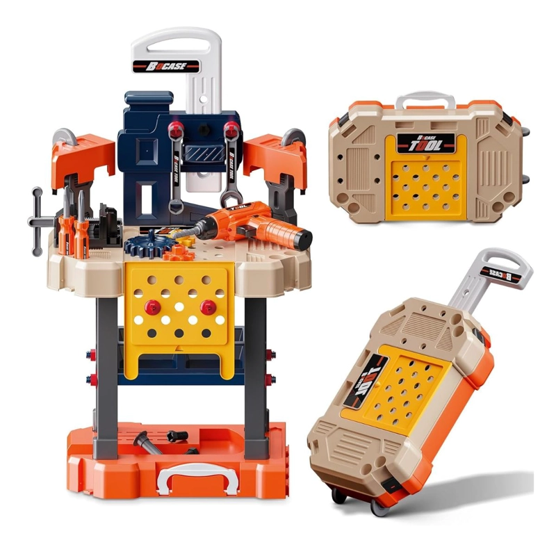 JUEGO MESA DE HERRAMIENTAS KIDS TOOL 78 PSC- 8802 - 2