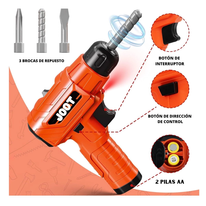 JUEGO MESA DE HERRAMIENTAS KIDS TOOL 78 PSC- 8802 - 4