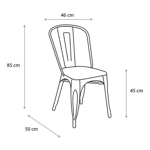 SILLA TOLIX AMARILLA - 4