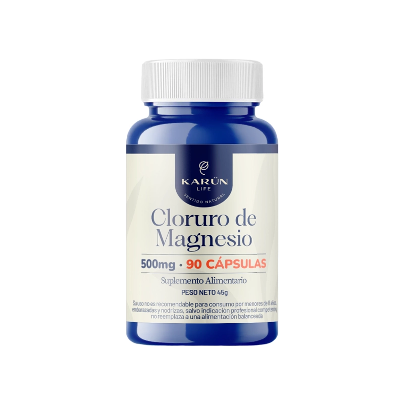 CLORURO DE MAGNESIO 90 CAPSULAS 500 MG - 1