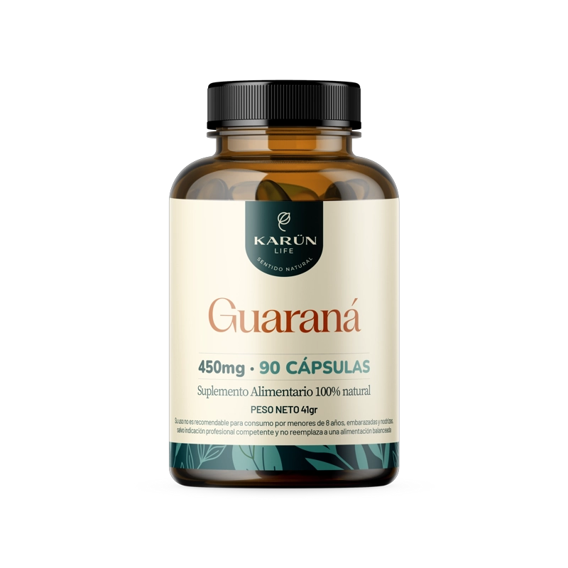 GUARANA 90 CAPSULAS 500 MG ENERGIZANTE NATURAL - 1
