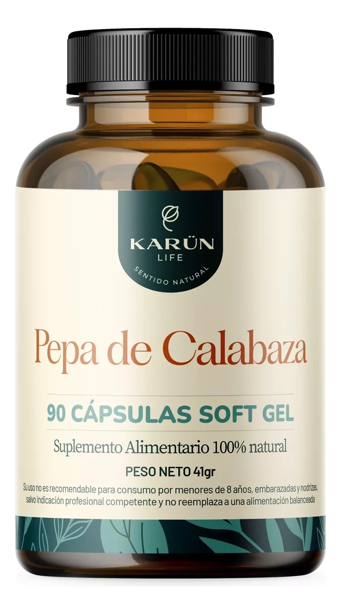 PEPA DE CALABAZA + SAW PALMETO 90 CAPSULAS 450 MG - 1