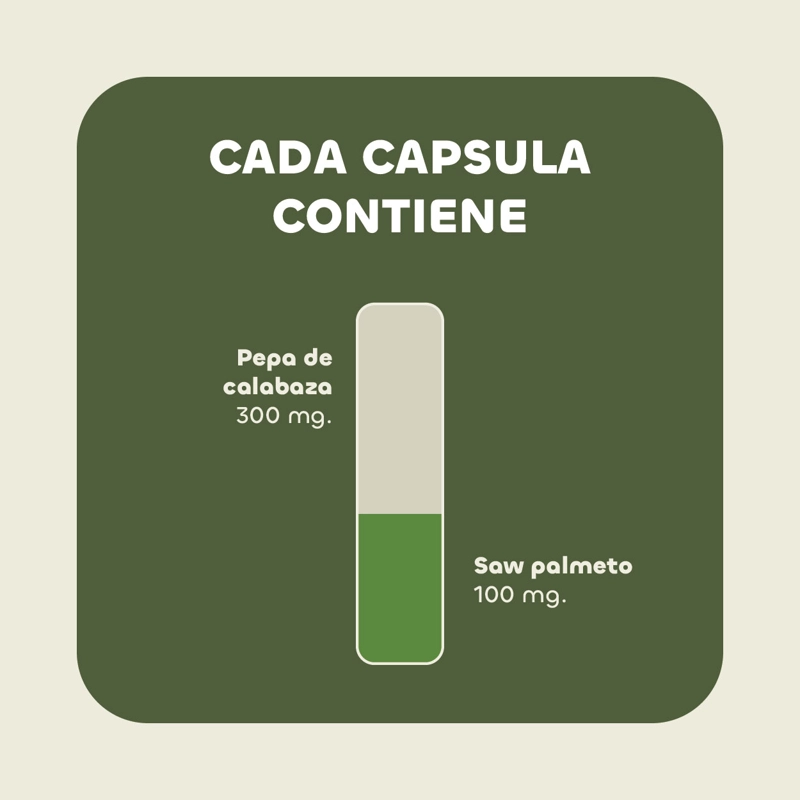 PEPA DE CALABAZA + SAW PALMETO 90 CAPSULAS 450 MG - 3
