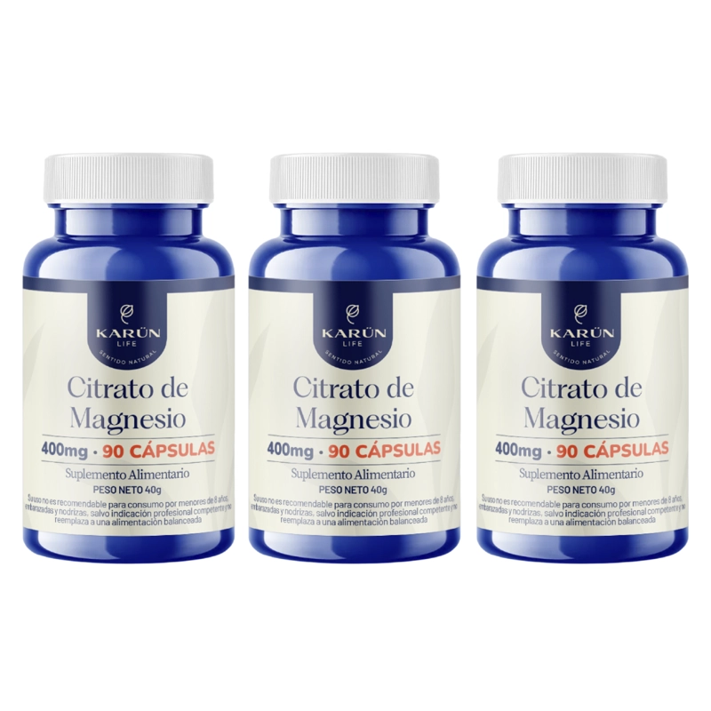 CITRATO DE MAGNESIO PREMIUM - PACK 270 CAPSULAS - 1