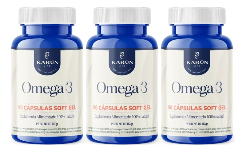 OMEGA3 PREMIUM PACK/3 FRASCOS/270 CAPSUSLAS CAPSULA BLANDA - 1