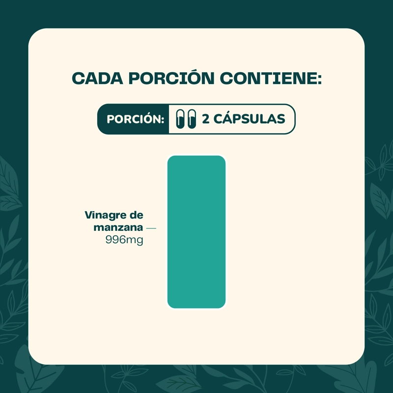 VINAGRE DE MANZANA 90 CAPSULAS 345 MG - 5