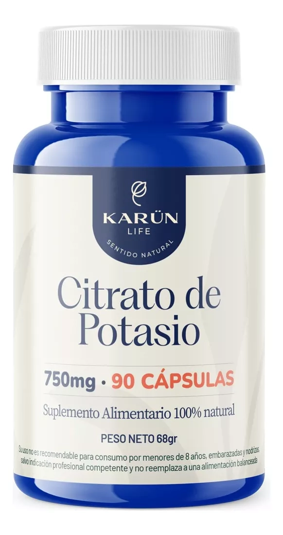 CITRATO DE POTASIO 90 CAPSULAS 550 MG - 1
