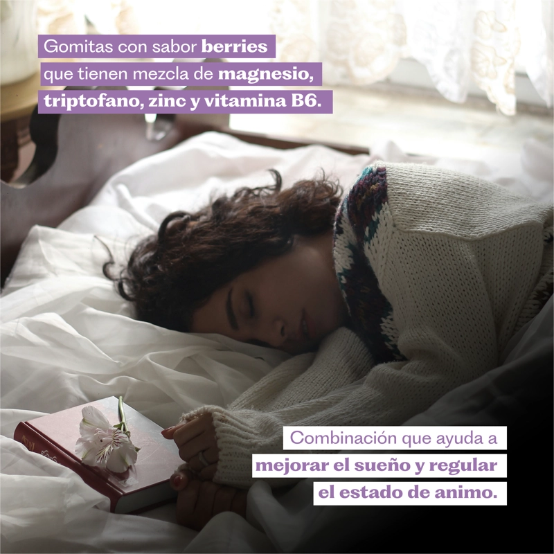 GOMITAS PARA DORMIR | MAGNESIO L-TRIPTOFANO Y VIT B6 | 60 UN - 6