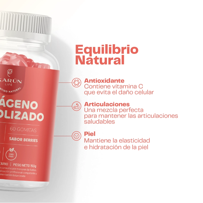 GOMITAS COLAGENO HIDROLIZADO + VITAMINA C | 60 UNI - 2