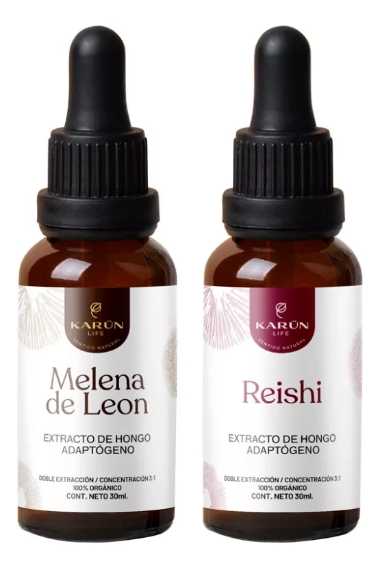 MELENA DE LEON + REISHI HONGOS PACK EXTRACTO GOTAS 30ML - 1