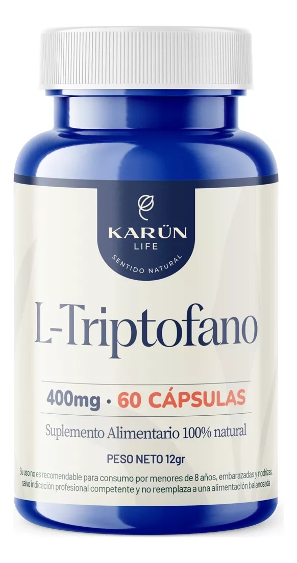 L TRIPTOFANO 60 CAPSULAS - DESCANSO/BUEN DORMIR - KARUNLIFE - 1