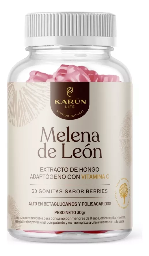 MELENA DE LEON HONGO - GOMITAS 60 UNI - 1
