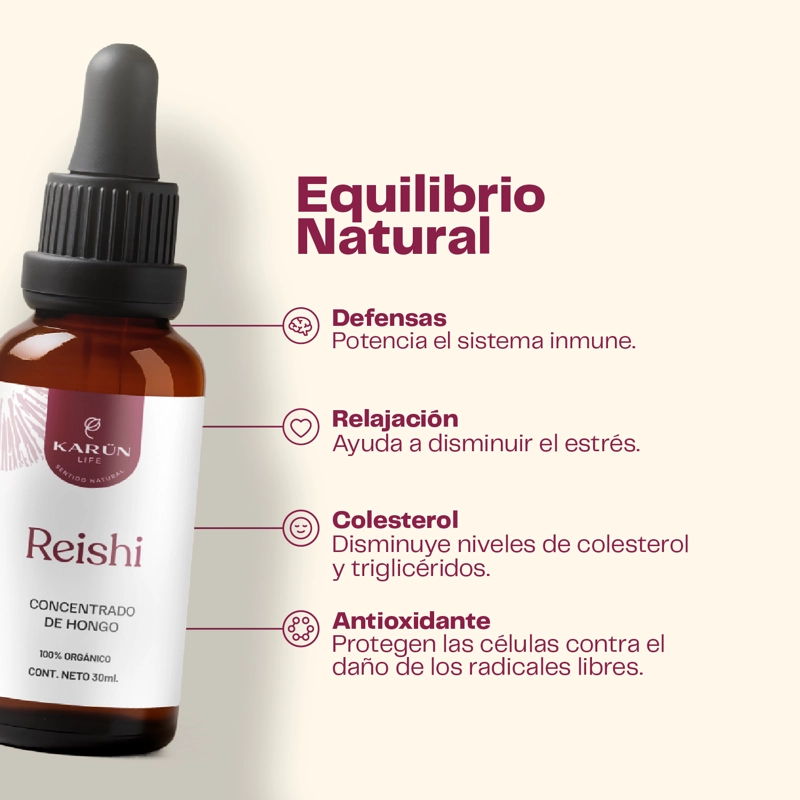 REISHI HONGO PREMIUM DOBLE EXTRACTO GOTAS 30ML - 3