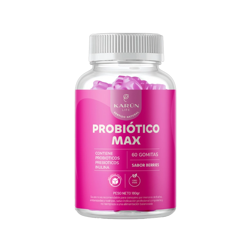 PROBIOTICO + PREBIOTICOS 60 GOMITAS - SALUD DIGESTIVA - 1