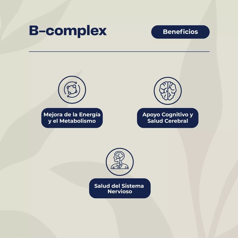 VITAMINAS DEL COMPLEJO B - 60 CAP - B COMPLEX - 2