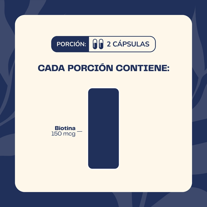BIOTINA 150MCG 60 CAPSULAS - UÑAS PIEL CABELLO - KARUNLIFE - 5