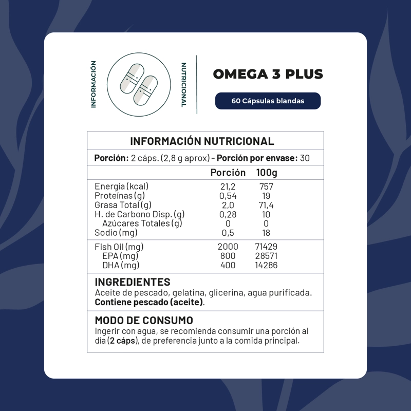 OMEGA 3 PLUS 800 EPA 400 DHA CAPSULAS KARUN LIFE - 2
