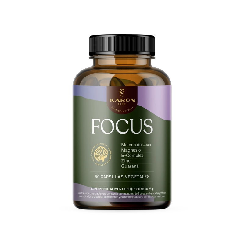 FOCUS CLARIDAD MENTAL Y COGNITIVA 60 CAPSULAS KARUN LIFE - 1