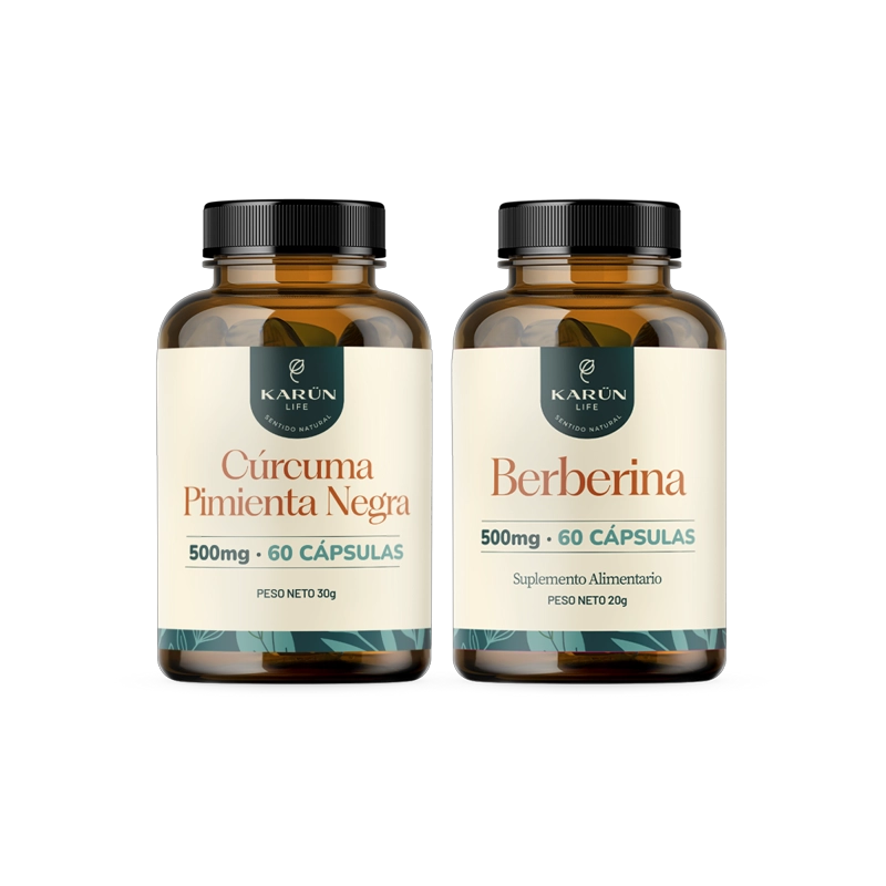PACK CURCUMA 60 CAP + BERBERINA 60 CAP KARUN LIFE - 1