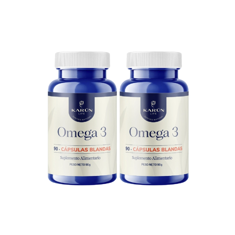 PACK X2 OMEGA 3 KARUN LIFE PREMIUM CAPSULAS  180  CAPSULAS KARUN LIFE - 1