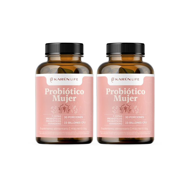 PACK X2 PROBIOTICO MUJER 120 CAP KARUN LIFE - 1