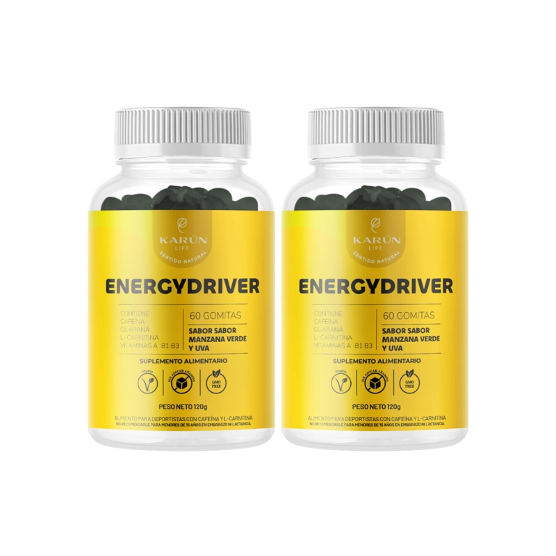 PACK X2 GOMITA ENERGY DRIVER 120 UN KARUN LIFE - 1