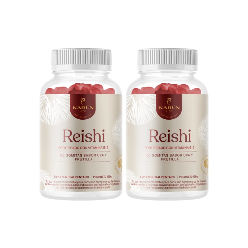 PACK X2 GOMITA REISHI 120 UN KARUN LIFE - 1