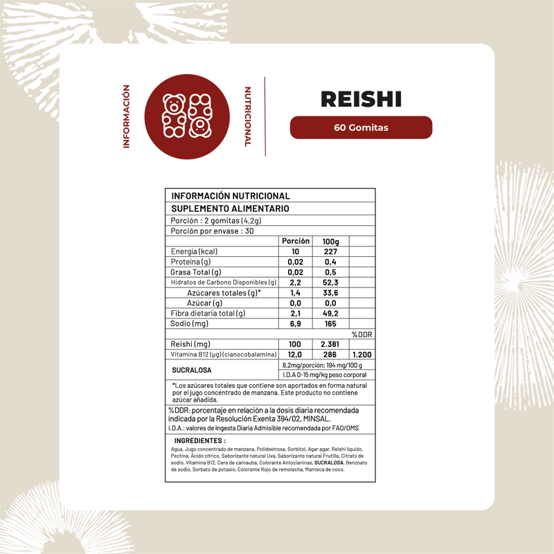 PACK X2 GOMITA REISHI 120 UN KARUN LIFE - 2