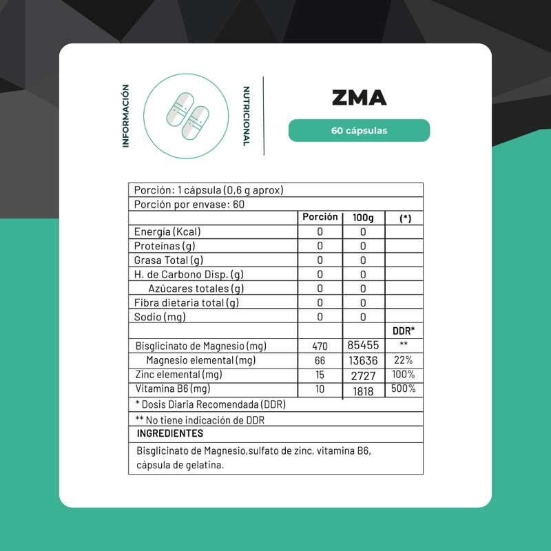 ZMA 60 CAP KARUN LIFE - 2