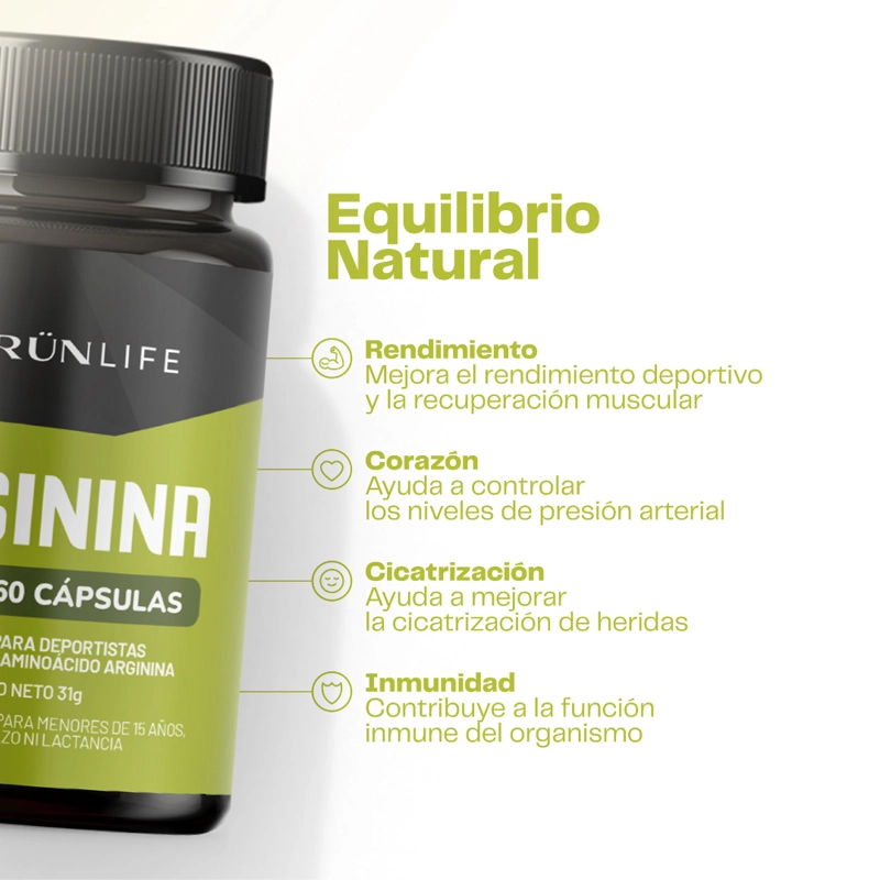 ARGININA 500 MG 60 CAP KARUN LIFE - 3