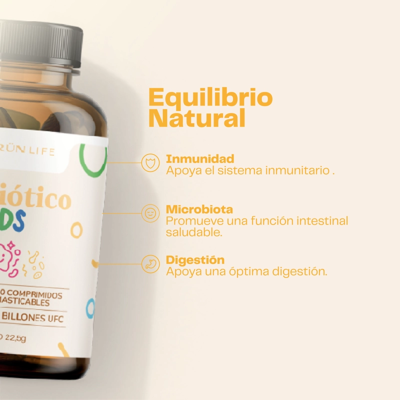 PROBIOTICO KIDS 30 CAP MASTICABLE KARUN LIFE - 3