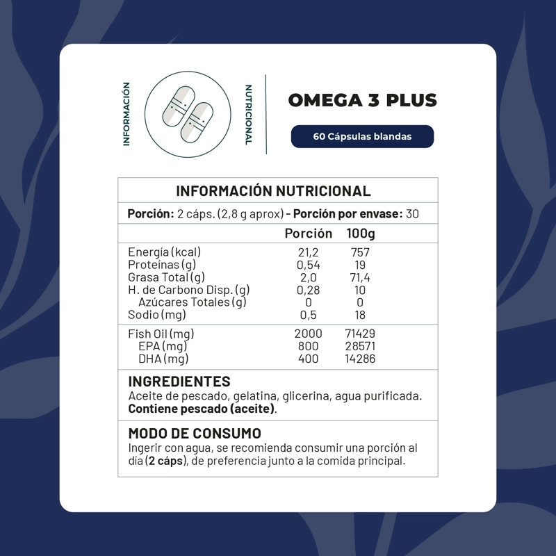 OMEGA 3 PLUS 800 EPA 400 DHA CAPSULAS KARUN LIFE - 2