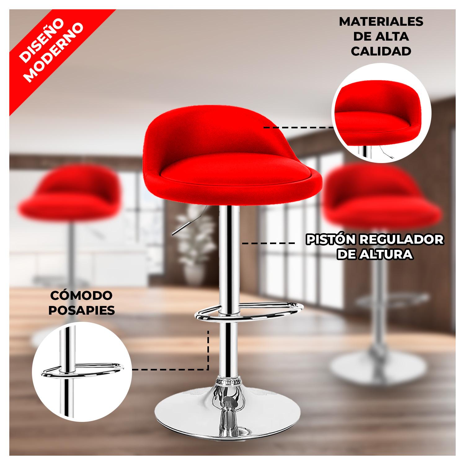 SILLA PISO BAR GLOBAL LATIN GROUP CUERO TABURETE - 2