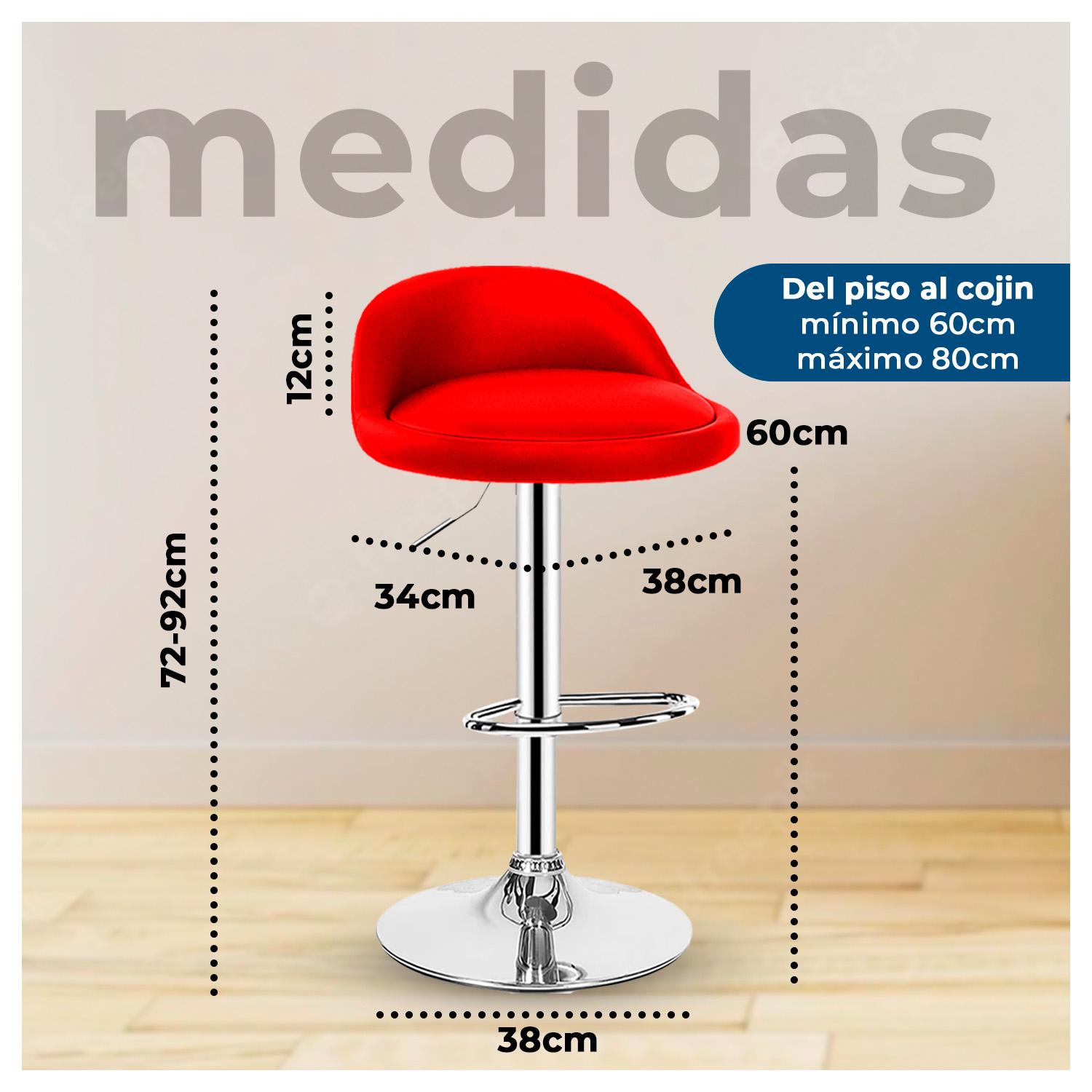 SILLA PISO BAR GLOBAL LATIN GROUP CUERO TABURETE - 6