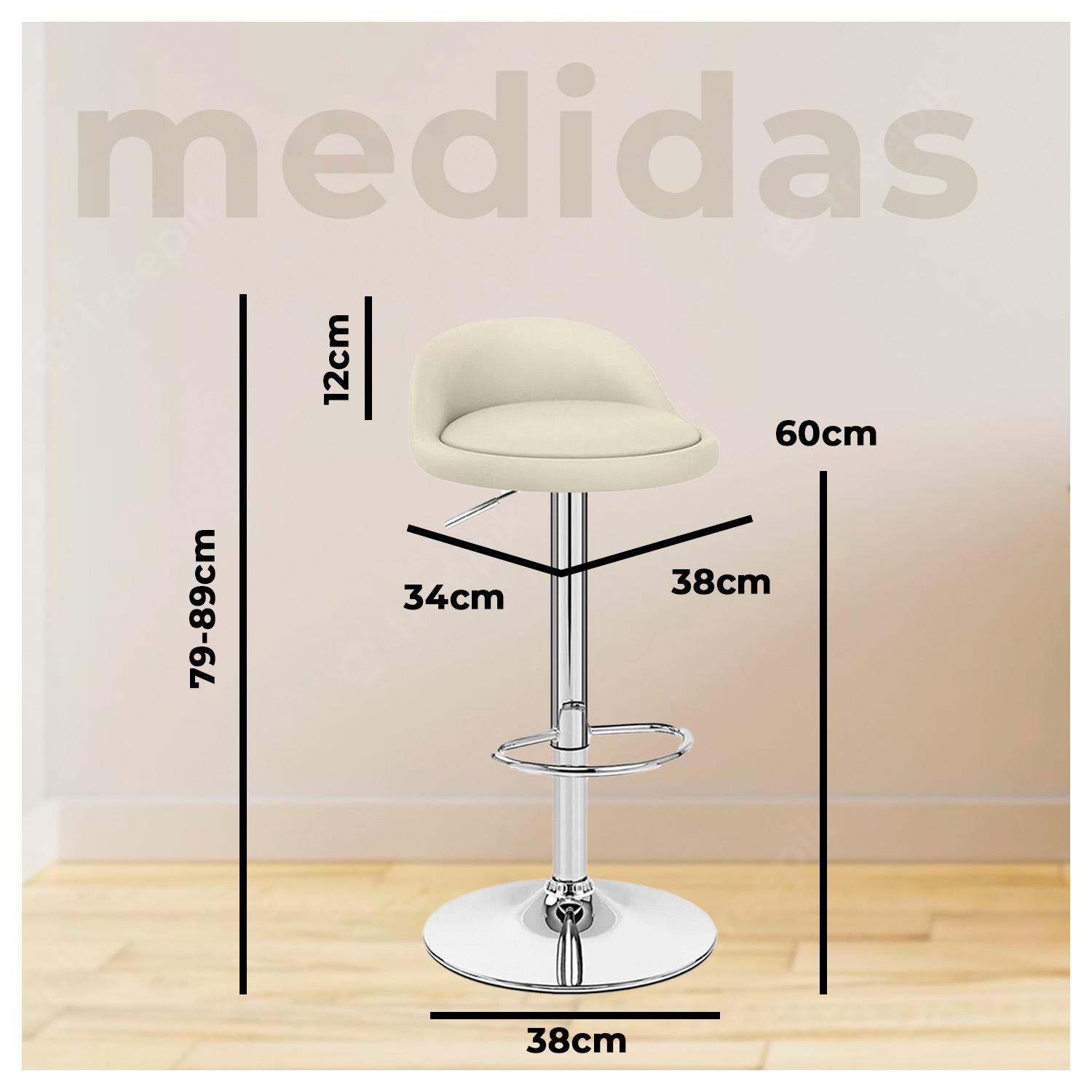 SILLAS GLOBAL LATIN GROUP 1600394 PACK 3 PISO BAR - 5