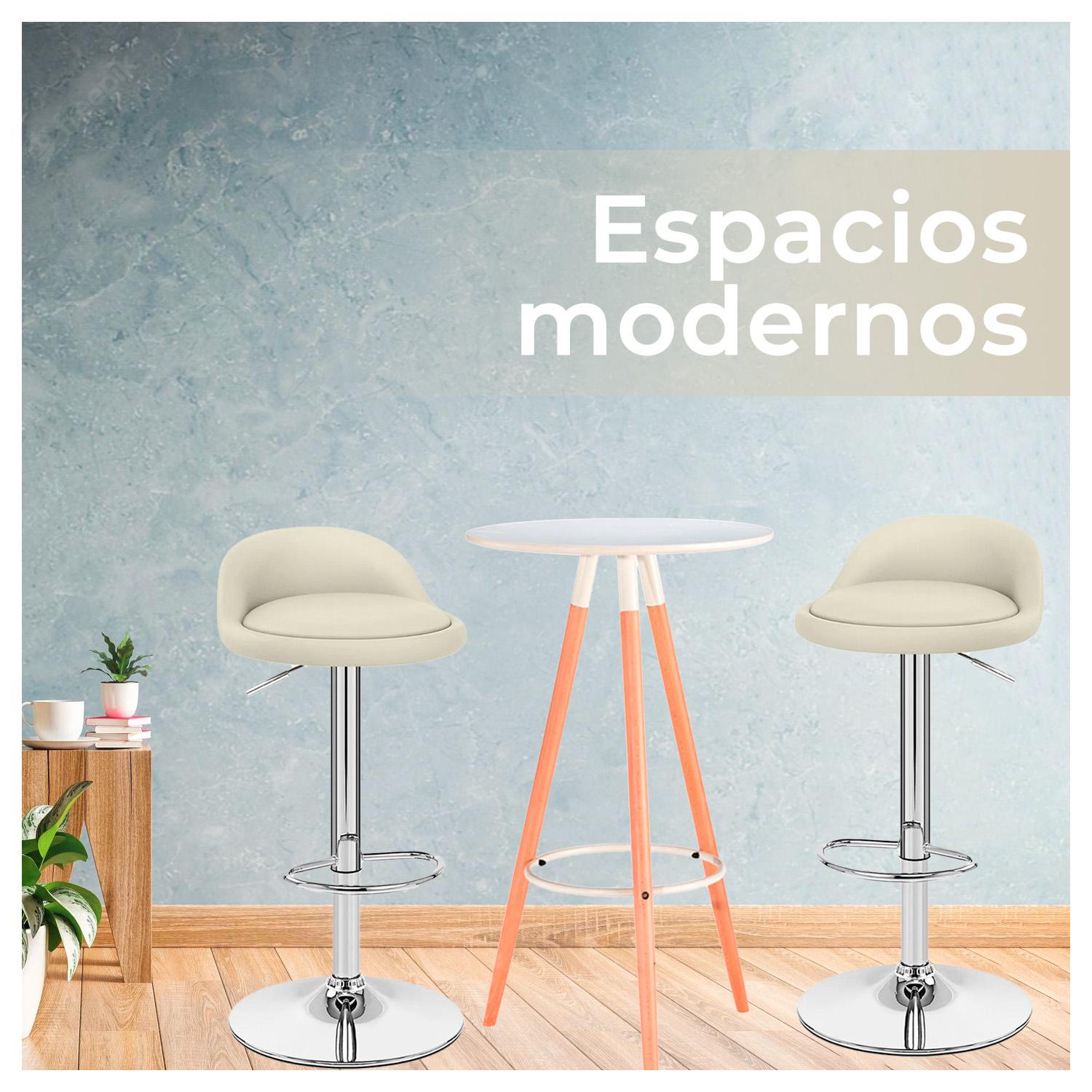 PACK 4 SILLAS PISO BAR TABURETE - 4