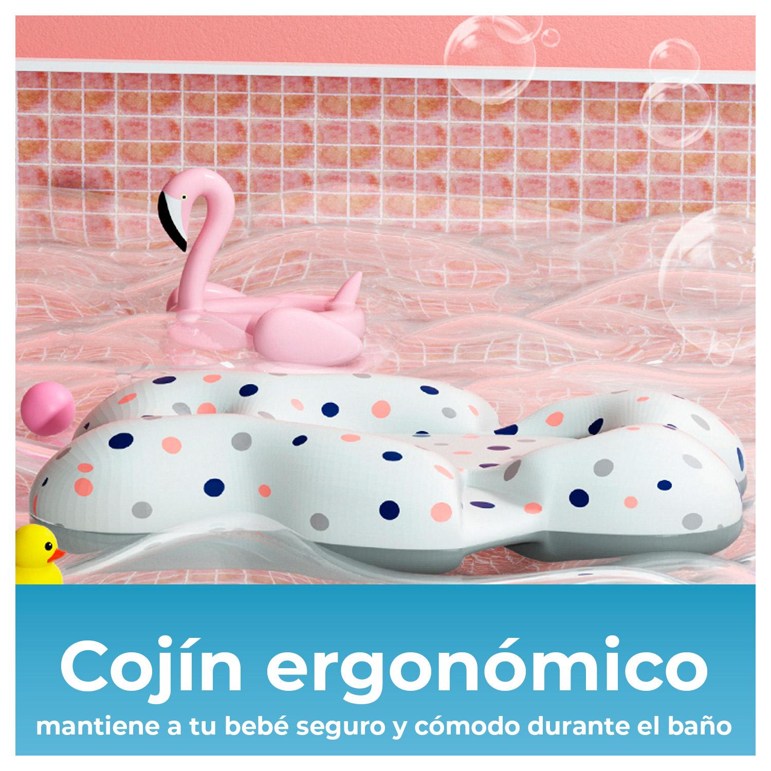 TINA BAÑERA PLEGABLE PARA BEBÉ, COJÍN Y ACCESORIOS - 3
