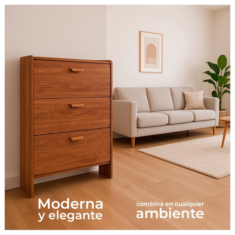 MUEBLE ZAPATERO ORGANIZADOR ESTANTE PARA ZAPATOS VTRIN - 3