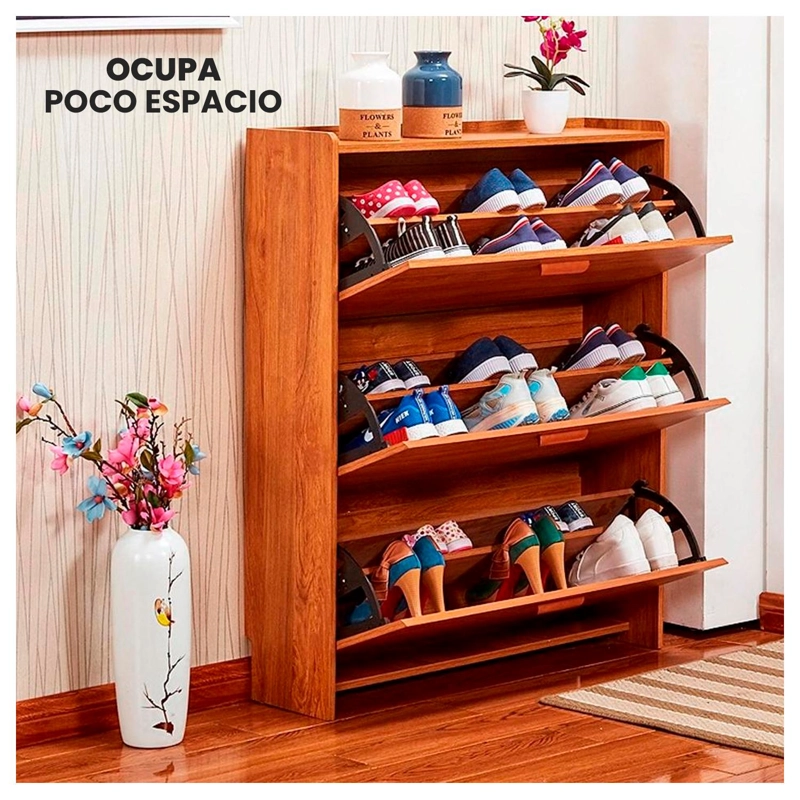 MUEBLE ZAPATERO ORGANIZADOR ESTANTE PARA ZAPATOS VTRIN - 4