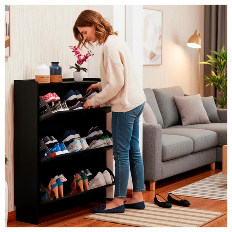 MUEBLE ZAPATERO ORGANIZADOR ESTANTE PARA ZAPATOS VTRIN - 4