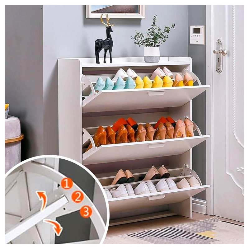 MUEBLE ZAPATERO ORGANIZADOR ESTANTE PARA ZAPATOS VTRIN - 5