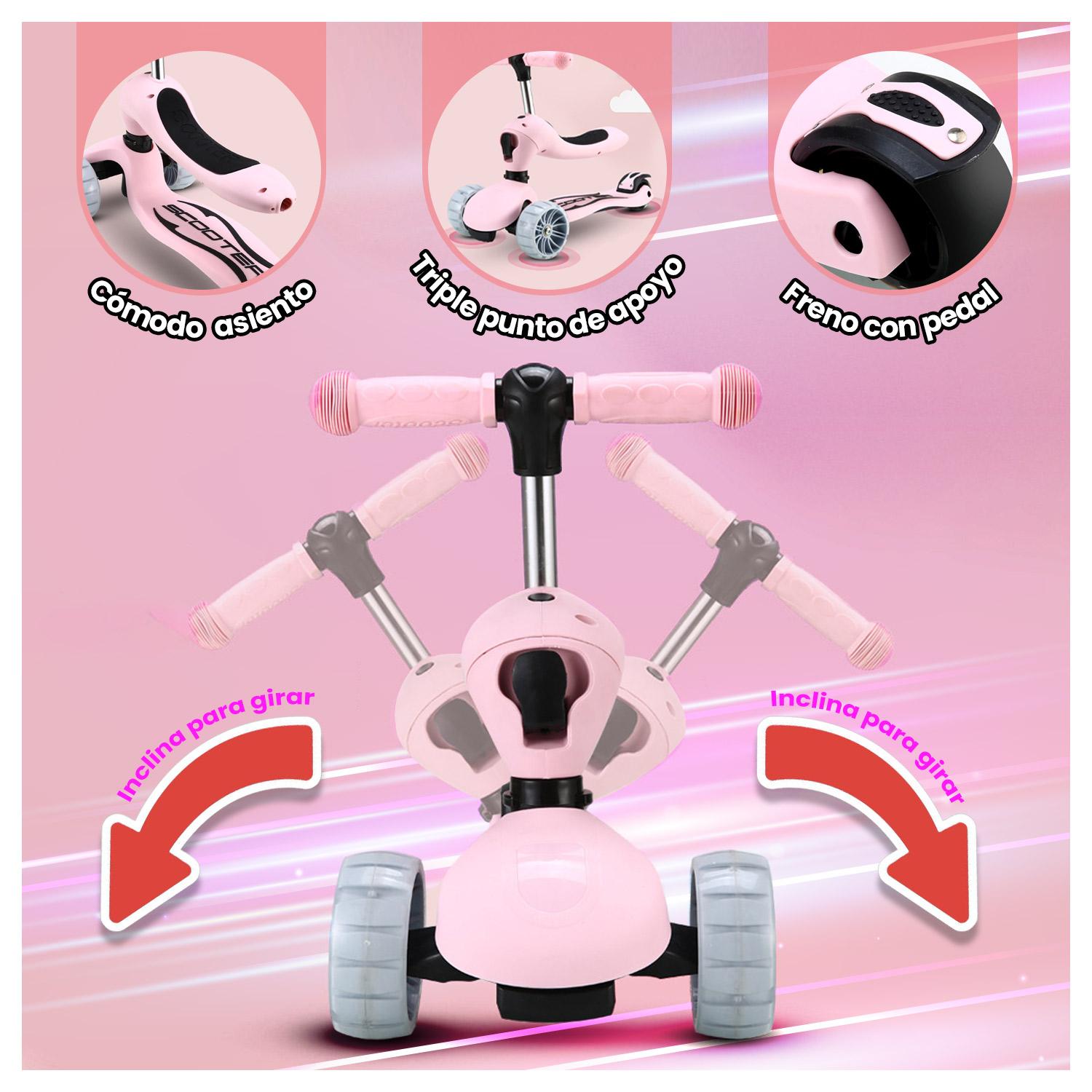 SCOOTER GLOBAL LATIN GROUP MONOPATÍN 3 EN 1 CON ASIENTO Y RUEDAS - 2