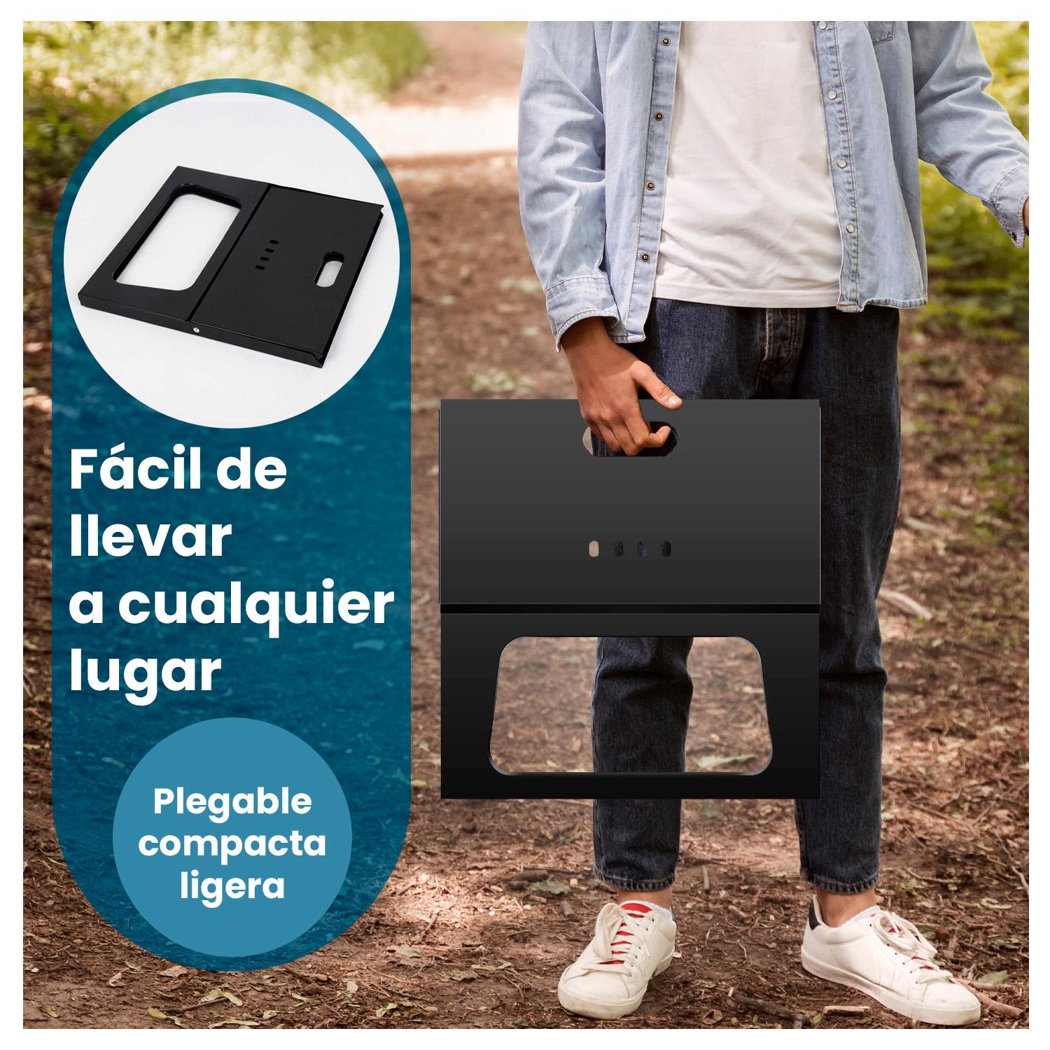 MINI PARRILLERA PORTÁTIL PLEGABLE DE CARBÓN PARA ASADOS - 3