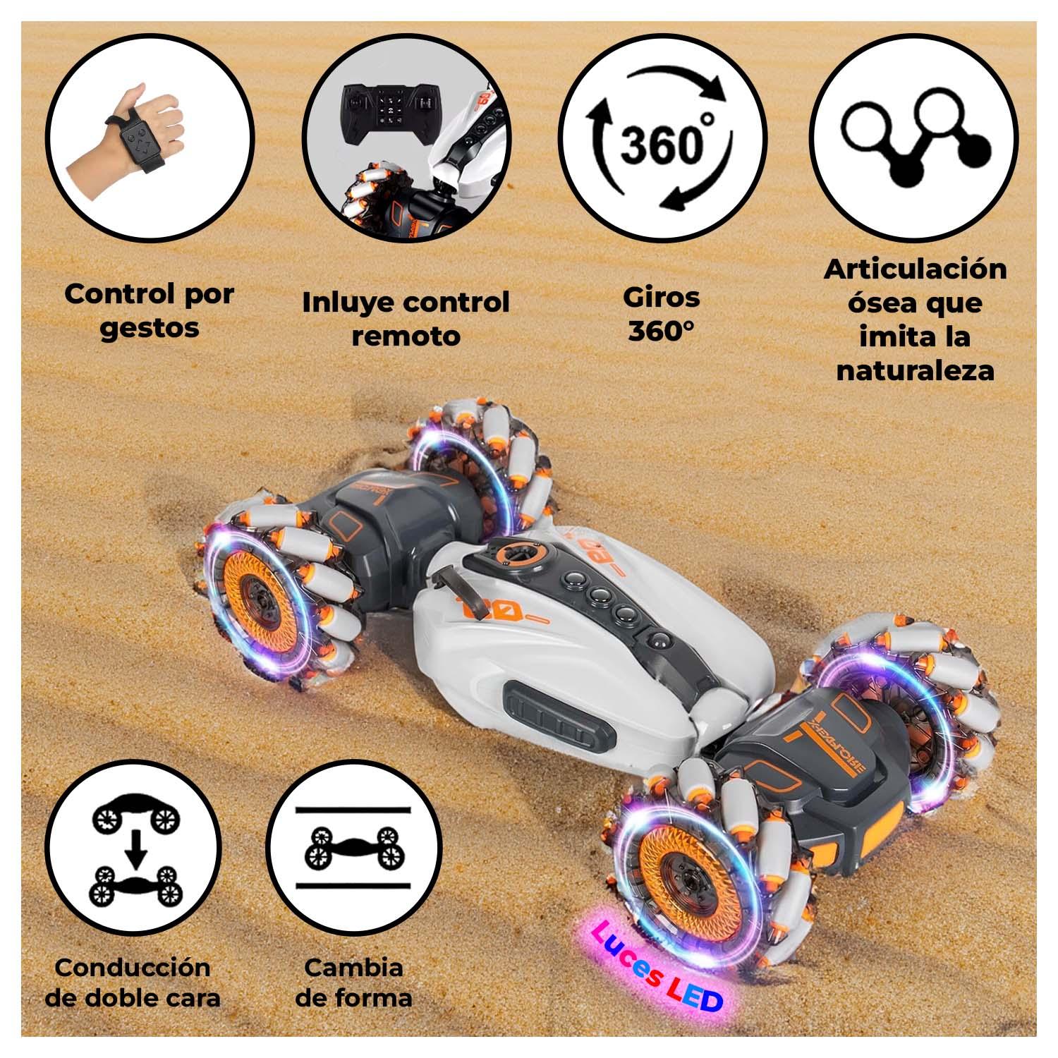 AUTO CONTROL REMOTO, GESTOS 4WD Y GIROS 360° - 2