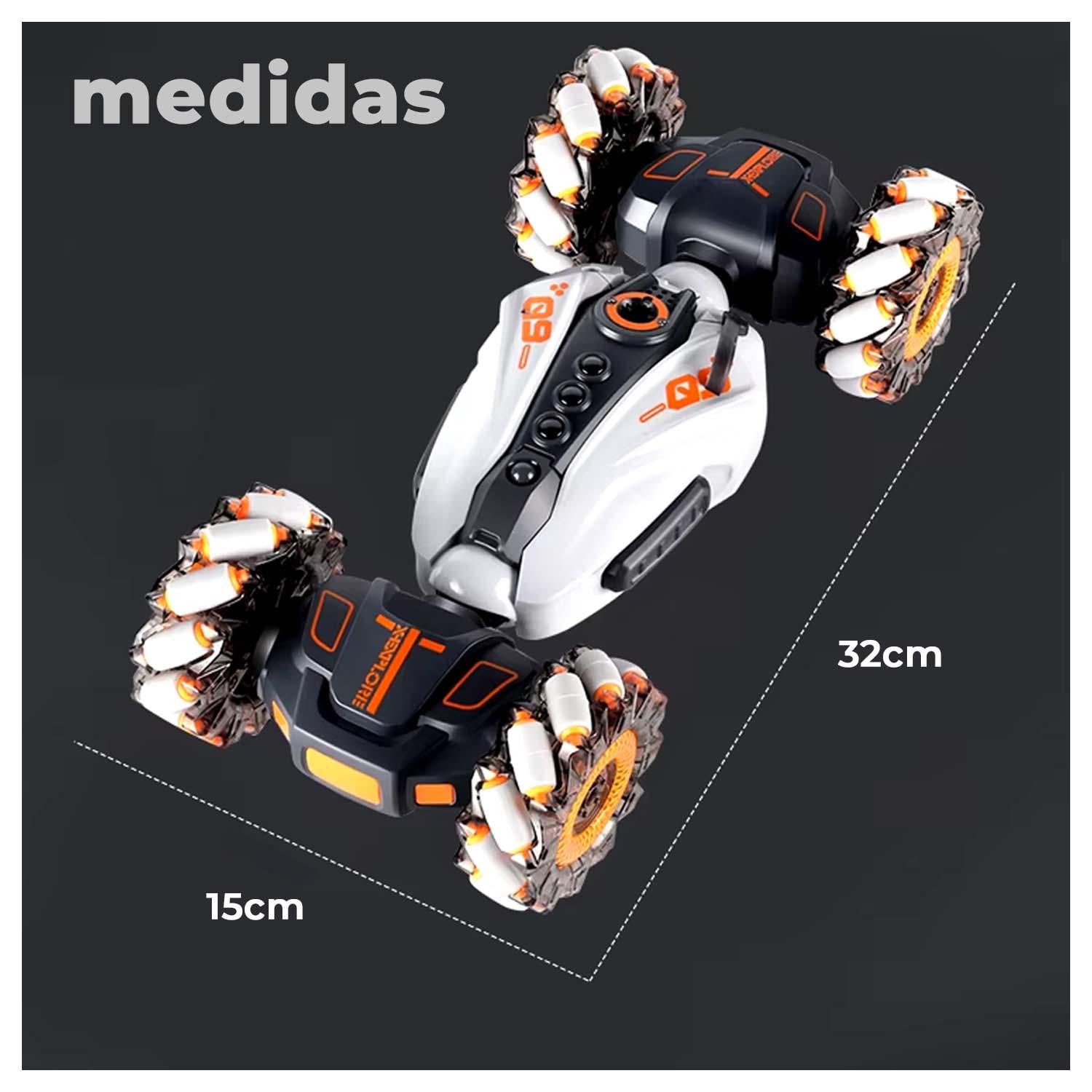 AUTO CONTROL REMOTO, GESTOS 4WD Y GIROS 360° - 7