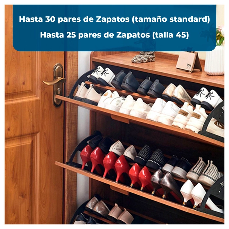 ZAPATERO MUEBLE ORGANIZADOR VTRIN XXL PARA 25 PARES Y TALLAS HASTA 45 - 5