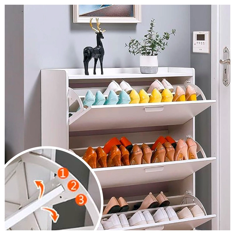 ZAPATERO MUEBLE ORGANIZADOR VTRIN XXL PARA 25 PARES Y TALLAS HASTA 45 - 5