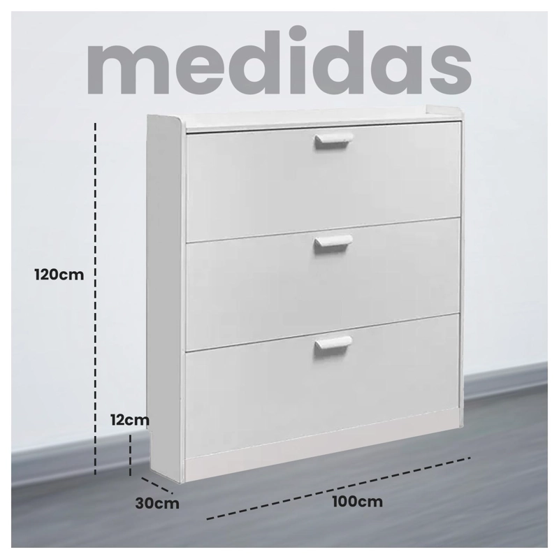 ZAPATERO MUEBLE ORGANIZADOR VTRIN XXL PARA 25 PARES Y TALLAS HASTA 45 - 6