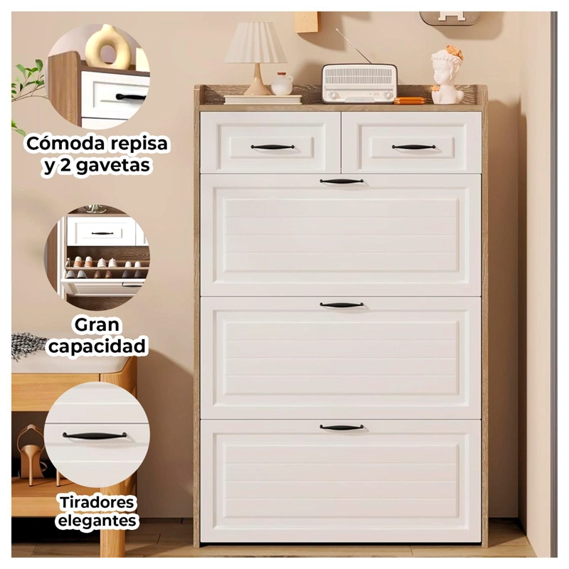 ZAPATERO MUEBLE ORGANIZADOR DE ALTA CALIDAD CON DISEÑO SOFISTICADO - 2