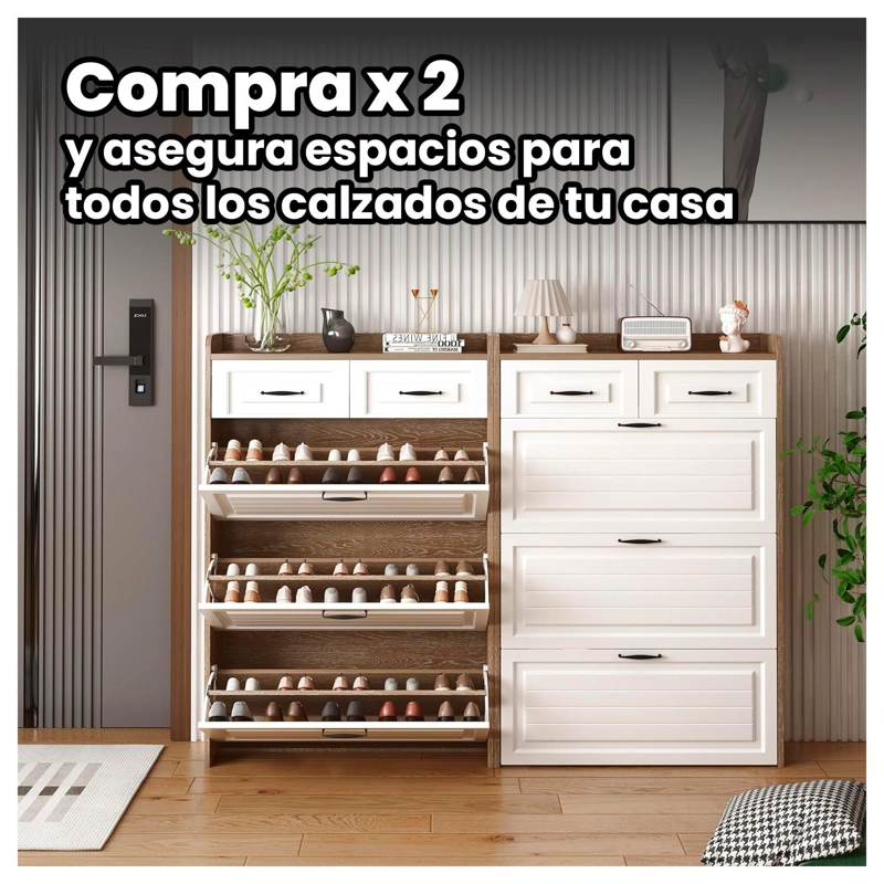 ZAPATERO MUEBLE ORGANIZADOR DE ALTA CALIDAD CON DISEÑO SOFISTICADO - 4
